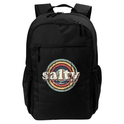 Christian Salty Matthew 513 Bible Verse Jesus Faith Vintage Backpack