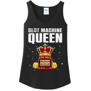 Cool Slot Machine Queen for Casino Gambler Ladies Essential Tank