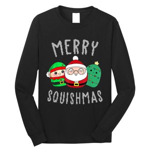 Cute Squishmallow Merry Squishmas Ugly Sweater Family Pjs Long Sleeve Shirt