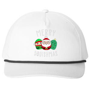 Cute Squishmallow Merry Squishmas Ugly Sweater Family Pjs Snapback Five-Panel Rope Hat