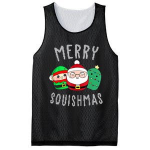 Cute Squishmallow Merry Squishmas Ugly Sweater Family Pjs Mesh Reversible Basketball Jersey Tank