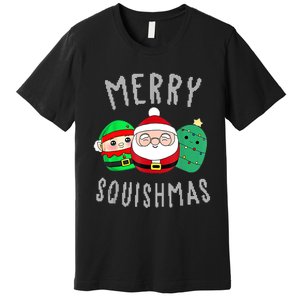 Cute Squishmallow Merry Squishmas Ugly Sweater Family Pjs Premium T-Shirt