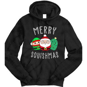 Cute Squishmallow Merry Squishmas Ugly Sweater Family Pjs Tie Dye Hoodie