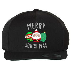 Cute Squishmallow Merry Squishmas Ugly Sweater Family Pjs Wool Snapback Cap