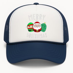 Cute Squishmallow Merry Squishmas Ugly Sweater Family Pjs Trucker Hat