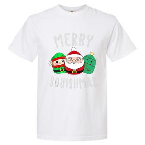 Cute Squishmallow Merry Squishmas Ugly Sweater Family Pjs Garment-Dyed Heavyweight T-Shirt