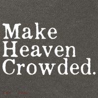 Christian Streetwear Make Heaven Crowded Cotton Canvas Backpack