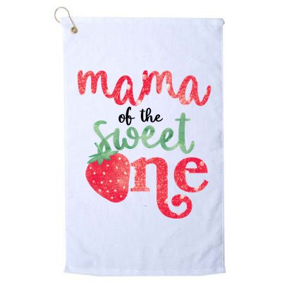 Cute Strawberry Mama Of The Sweet One Golf Towel