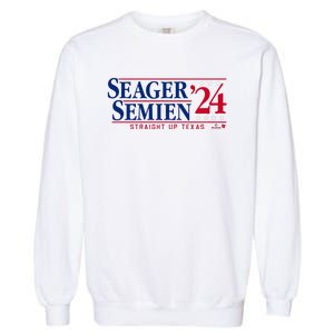 Corey Seager & Marcus Semien 24 Texas Baseball Garment-Dyed Sweatshirt