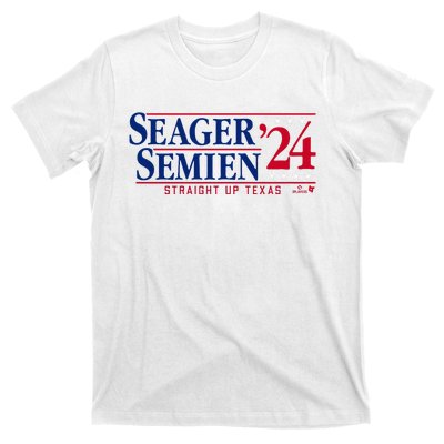 Corey Seager & Marcus Semien 24 Texas Baseball T-Shirt