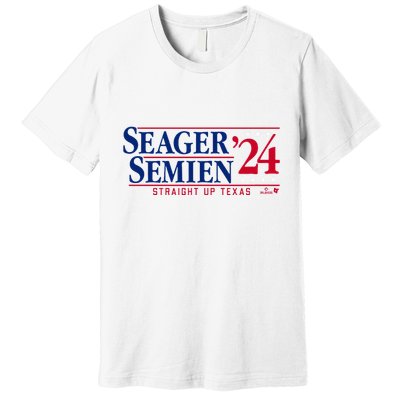 Corey Seager & Marcus Semien 24 Texas Baseball Premium T-Shirt