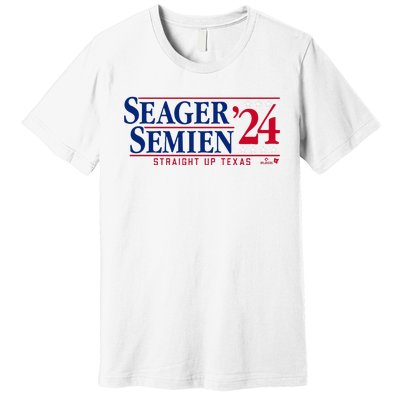 Corey Seager & Marcus Semien 24 Texas Baseball Premium T-Shirt