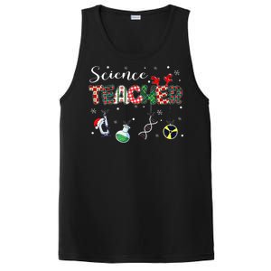 Christmas Science Medical Lab Stem Teacher Chemistry Chemist PosiCharge Competitor Tank