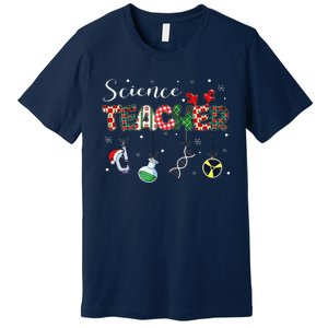 Christmas Science Medical Lab Stem Teacher Chemistry Chemist Premium T-Shirt