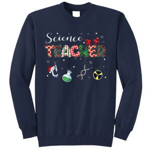 Christmas Science Medical Lab Stem Teacher Chemistry Chemist Tall Sweatshirt