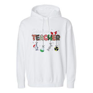 Christmas Science Medical Lab Stem Teacher Chemistry Chemist Garment-Dyed Fleece Hoodie