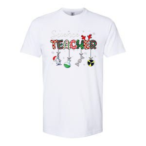 Christmas Science Medical Lab Stem Teacher Chemistry Chemist Softstyle CVC T-Shirt