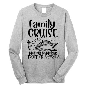 Cruise Squad Making Memories Together 2024 With Sun Tree Ship Anchors Long Sleeve Shirt