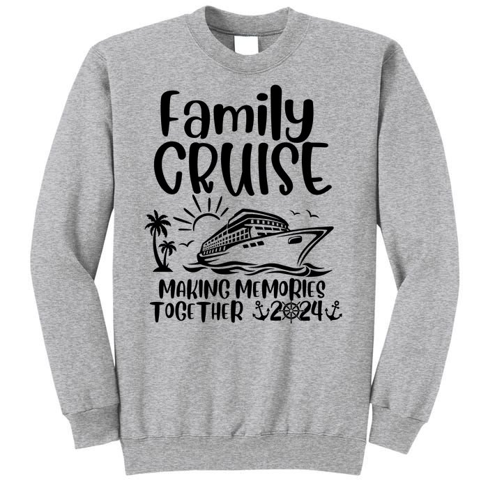 Cruise Squad Making Memories Together 2024 With Sun Tree Ship Anchors Sweatshirt