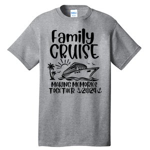 Cruise Squad Making Memories Together 2024 With Sun Tree Ship Anchors Tall T-Shirt