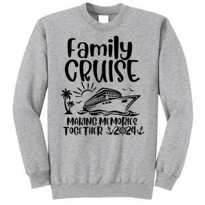 Cruise Squad Making Memories Together 2024 With Sun Tree Ship Anchors Tall Sweatshirt