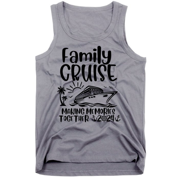 Cruise Squad Making Memories Together 2024 With Sun Tree Ship Anchors Tank Top