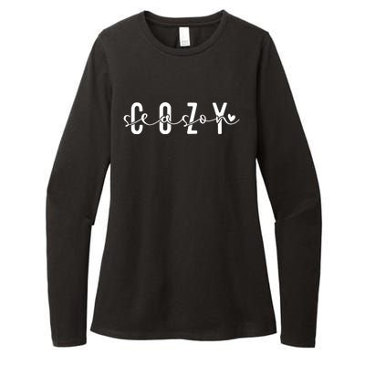 Cozy Season Merry Christmas Cosy Vibes Gift Womens CVC Long Sleeve Shirt