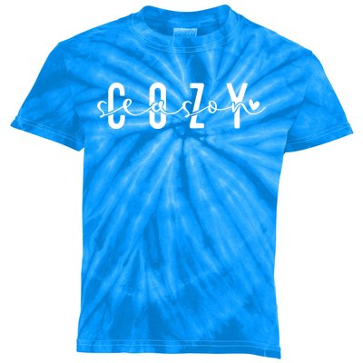 Cozy Season Merry Christmas Cosy Vibes Gift Kids Tie-Dye T-Shirt