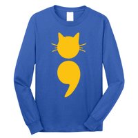 Cat Semicolon May Tal Health Awareness Month Gift Long Sleeve Shirt