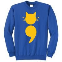 Cat Semicolon May Tal Health Awareness Month Gift Sweatshirt