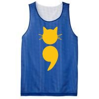 Cat Semicolon May Tal Health Awareness Month Gift Mesh Reversible Basketball Jersey Tank