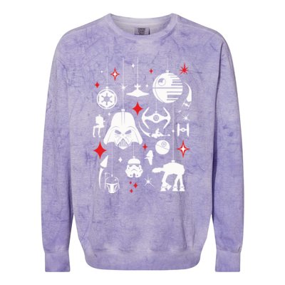 Christmas Star Movie Wars Xmas Holiday For Fan Lover Colorblast Crewneck Sweatshirt