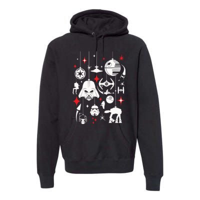 Christmas Star Movie Wars Xmas Holiday For Fan Lover Premium Hoodie