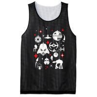 Christmas Star Movie Wars Xmas Holiday For Fan Lover Mesh Reversible Basketball Jersey Tank