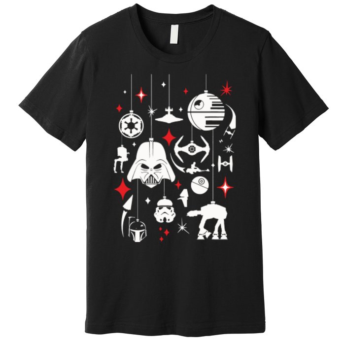 Christmas Star Movie Wars Xmas Holiday For Fan Lover Premium T-Shirt