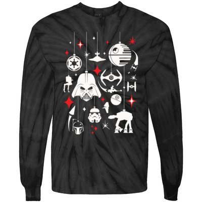 Christmas Star Movie Wars Xmas Holiday For Fan Lover Tie-Dye Long Sleeve Shirt