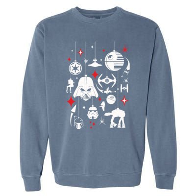 Christmas Star Movie Wars Xmas Holiday For Fan Lover Garment-Dyed Sweatshirt