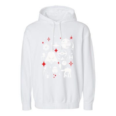 Christmas Star Movie Wars Xmas Holiday For Fan Lover Garment-Dyed Fleece Hoodie