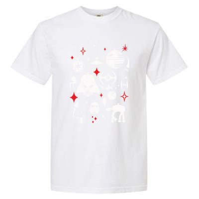 Christmas Star Movie Wars Xmas Holiday For Fan Lover Garment-Dyed Heavyweight T-Shirt