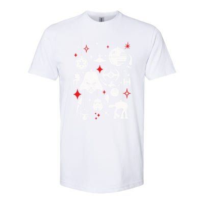 Christmas Star Movie Wars Xmas Holiday For Fan Lover Softstyle CVC T-Shirt