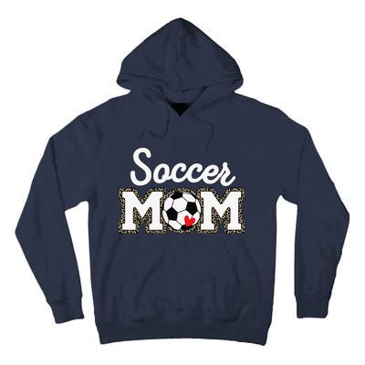 Cute Soccer Mom Leopard Print Mothers Day Tall Hoodie