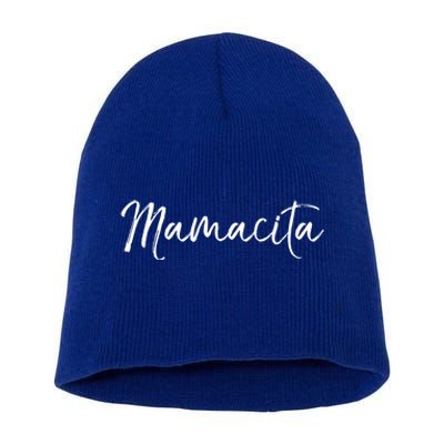 Cute Spanish Mothers Day Gift En Español Quote Mamacita Gift Short Acrylic Beanie