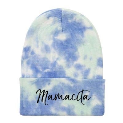 Cute Spanish Mothers Day Gift En Español Quote Mamacita Gift Tie Dye 12in Knit Beanie