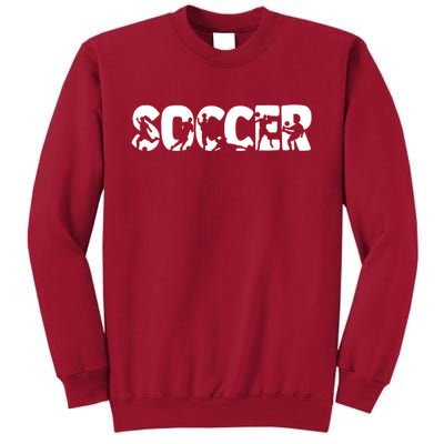 Cool Soccer Moves Mashup Name Letters Tall Sweatshirt