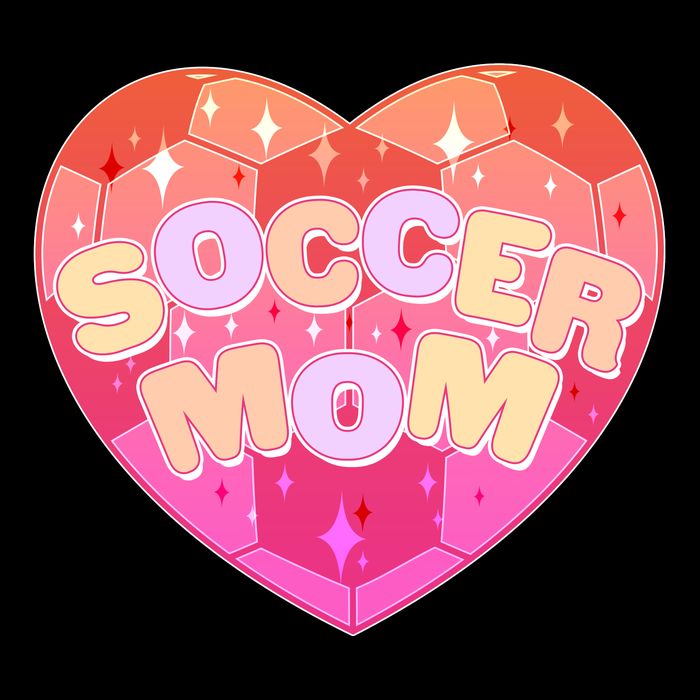 Cute Soccer Mom Soccer Ball Heart Flatbill Hat