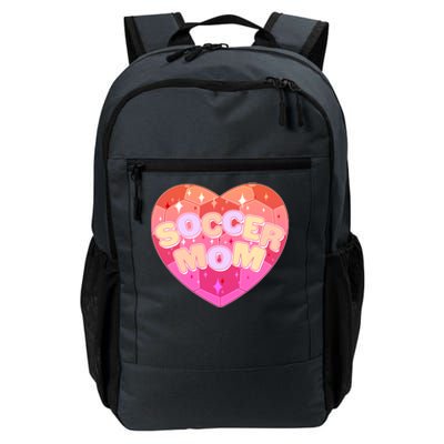 Cute Soccer Mom Soccer Ball Heart Daily Commute Backpack