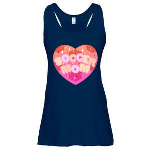 Cute Soccer Mom Soccer Ball Heart Ladies Essential Flowy Tank