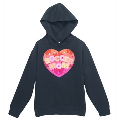 Cute Soccer Mom Soccer Ball Heart Urban Pullover Hoodie