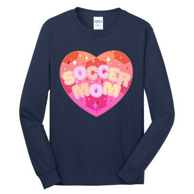 Cute Soccer Mom Soccer Ball Heart Tall Long Sleeve T-Shirt