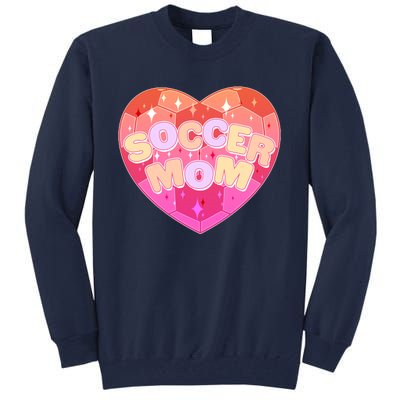 Cute Soccer Mom Soccer Ball Heart Tall Sweatshirt